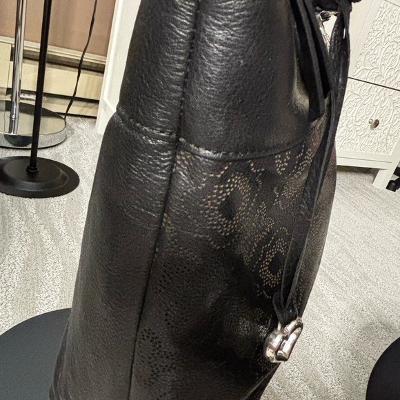 Brighton Octavia Perforated 2 Toned MG Medium Satchel Leather Handbag Toto - Picture 3 of 16